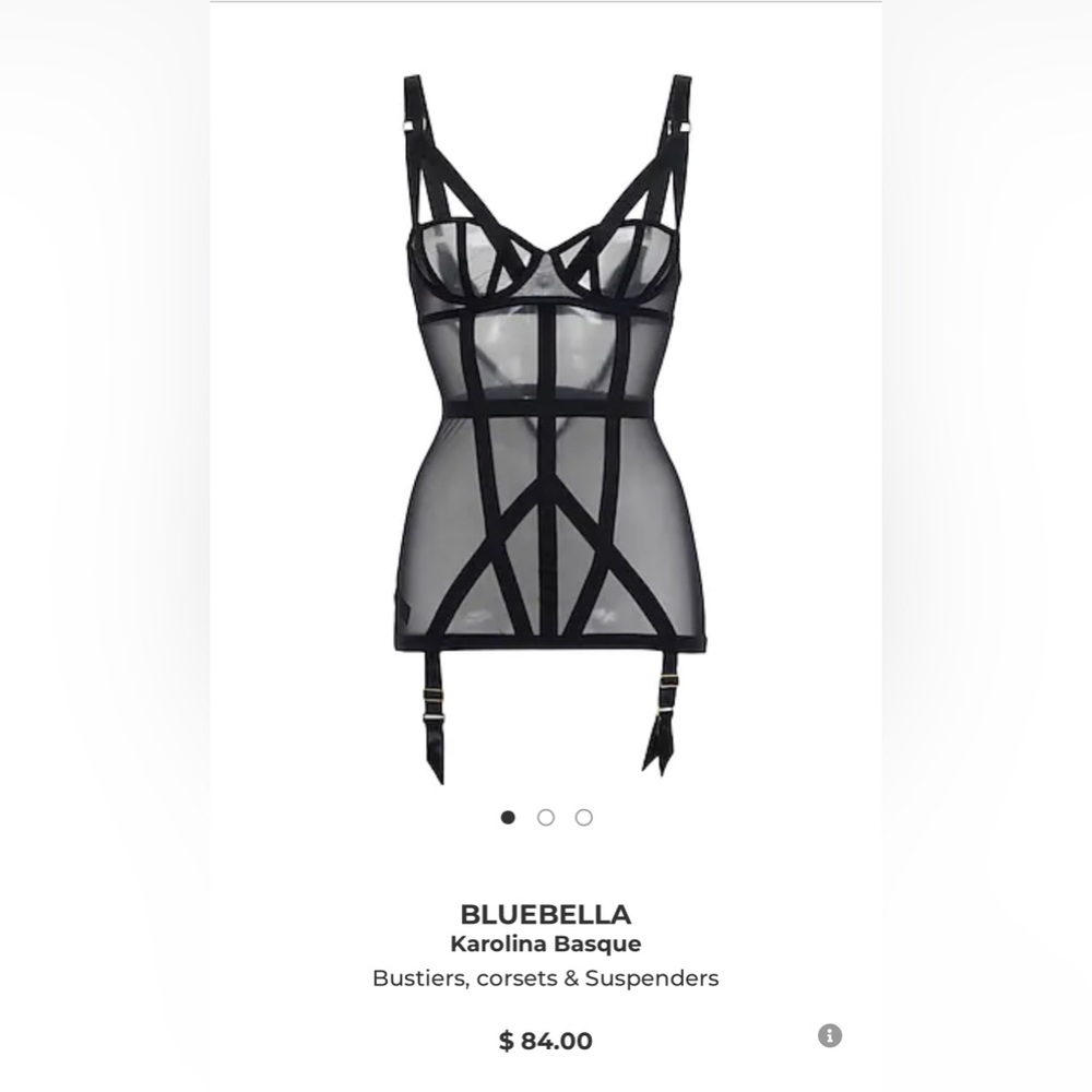 Brand new, with tags, bluebella Karolyna Basque size 36DD